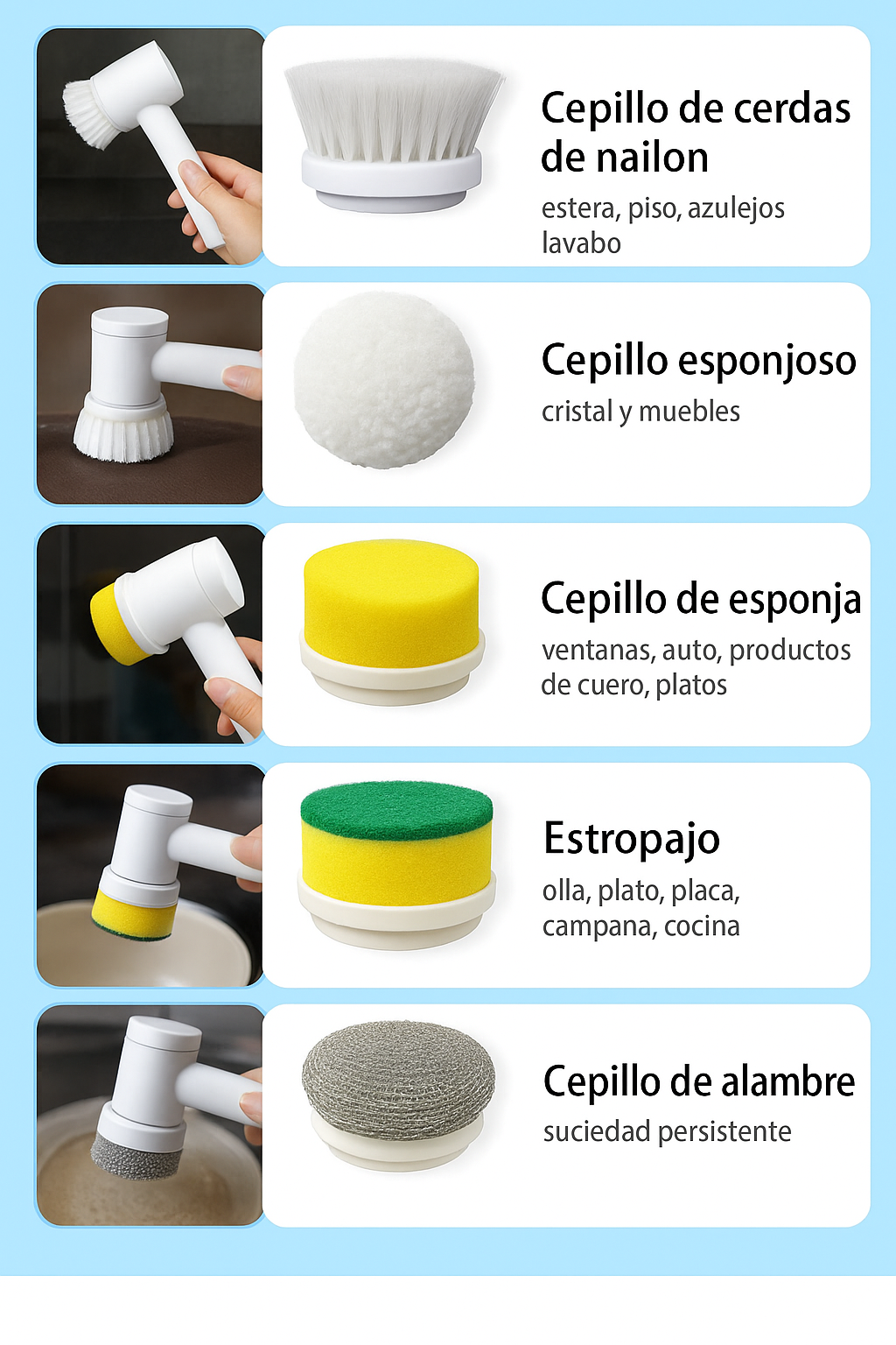 Cepillo mágico multiusos